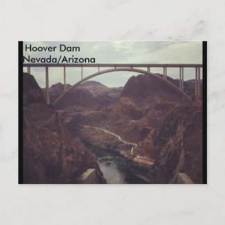 Hoover Dam-vykort Vykort