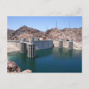 Hoover Dam-vykort Vykort