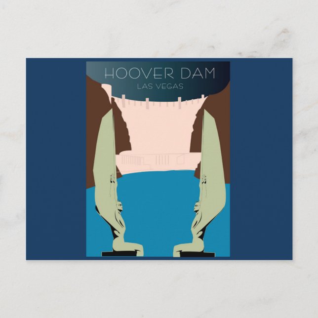 Hoover Dam-vykort Vykort (Framsida)