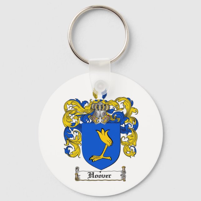HOOVER FAMILY CREST - HOOVER JACKANDE ARM NYCKELRING (Framsida)