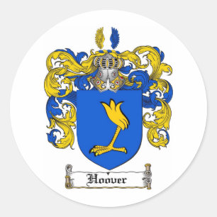 HOOVER FAMILY CREST - HOOVER JACKANDE ARM RUNT KLISTERMÄRKE