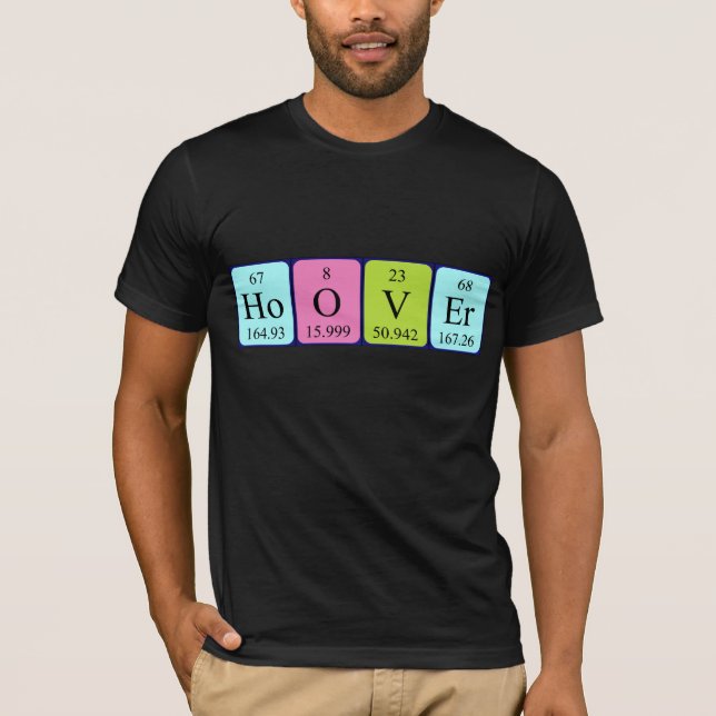 Hoover Periodisk skjorta bord namn Tee Shirt (Framsida)