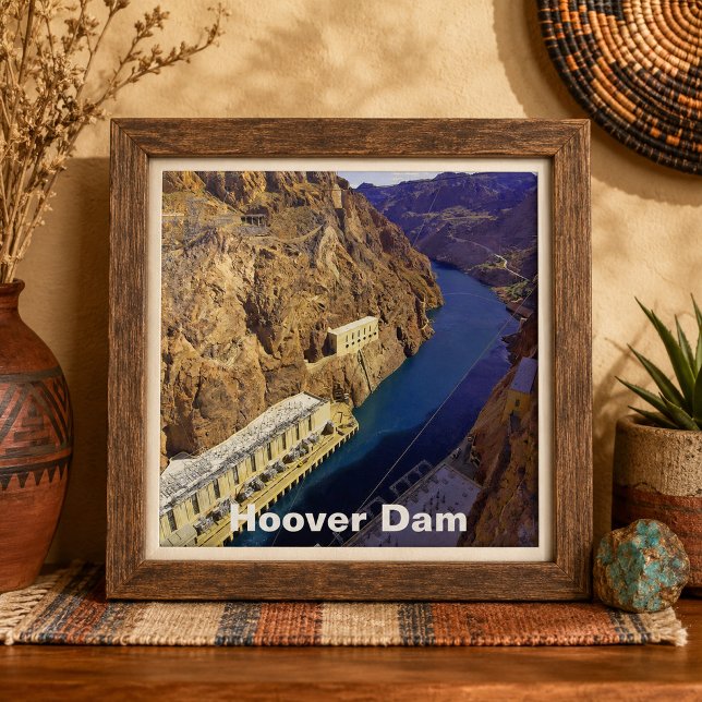 Hooverdammen i Arizona Kakelplatta (Hoover Dam in Arizona Ceramic Tile)