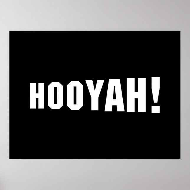HOOYAH! POSTER (Framsidan)
