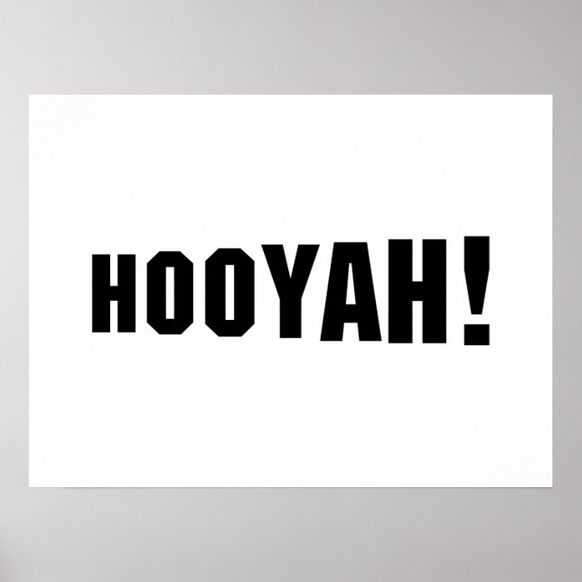HOOYAH! POSTER (Framsidan)
