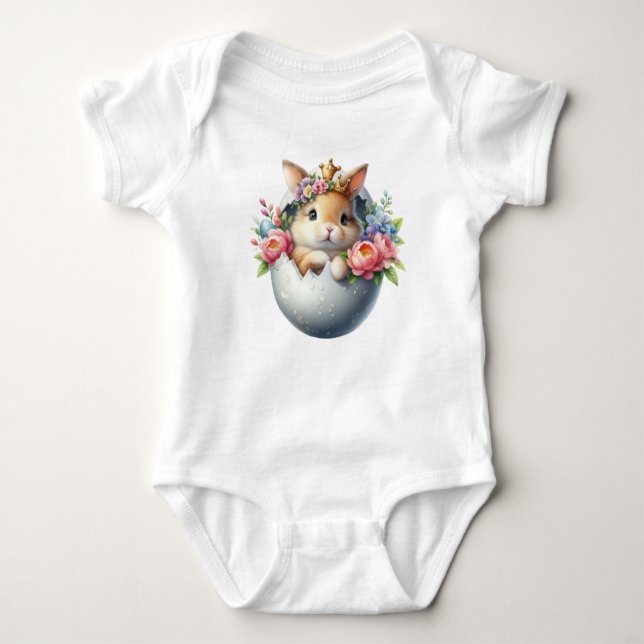Hop & Hatch: Bedårande påskbabyoutfit 2 T Shirt (Framsida)
