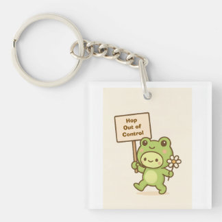 HOP Out of Control Frog Cute Whimsical Life