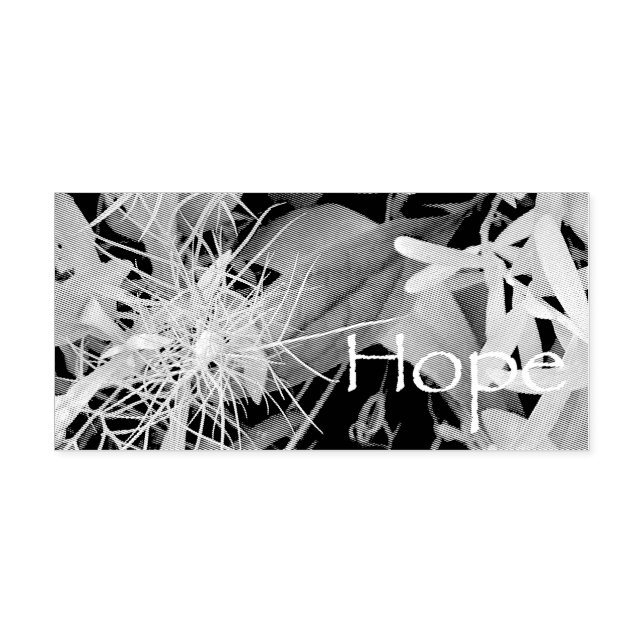 Hope 2,9 x 1,4 självfärgande stämpel (Design)
