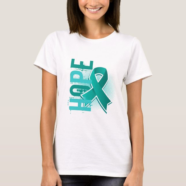 Hope 2 Ovarian Cancer T-shirt (Framsida)