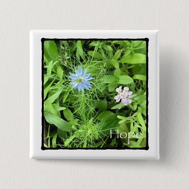Hope 2" Square Knapp (Framsida)