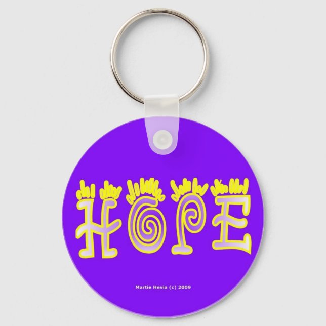 Hope (4b) Keychain Nyckelring (Framsida)