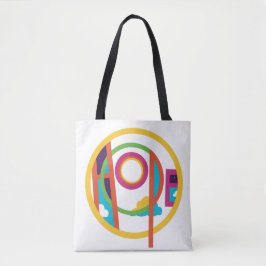 Hope Abstrakt Modern Illustration Tote Bag Tygkasse