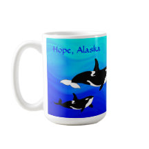 Hope, Alaska Orcas - 15 oz. Combo Mugg