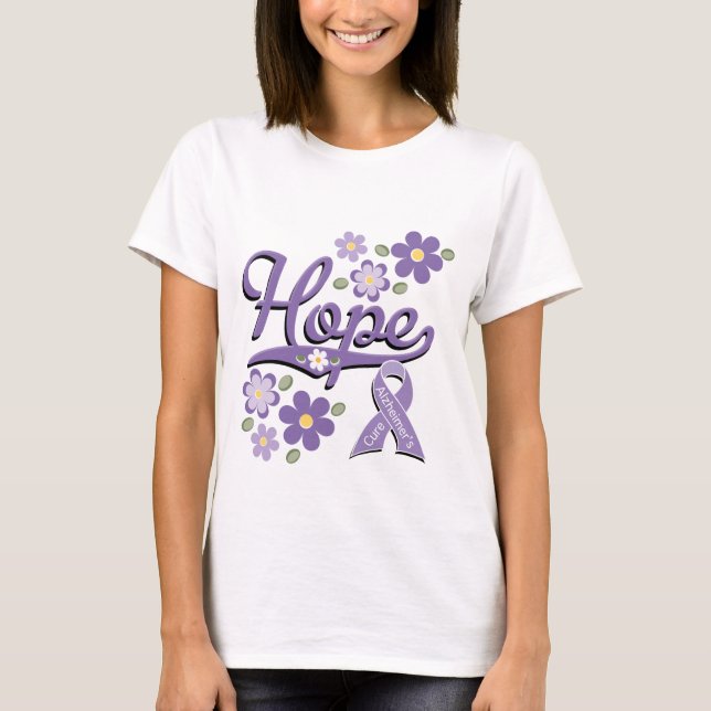 Hope Alzheimers Ringer T-shirt (Framsida)
