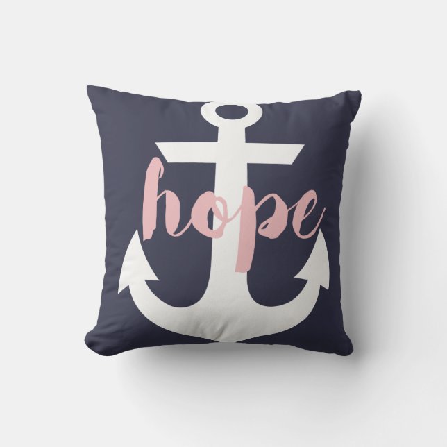 Hope Anchor Pillow - flottan Kudde (Framsida)
