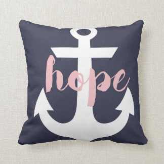 Hope Anchor Pillow - flottan Kudde