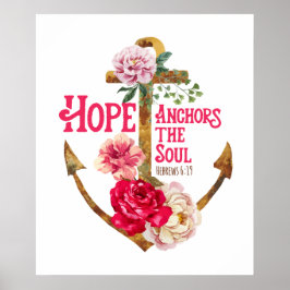 Hope Anchors, Soul Art Print Poster