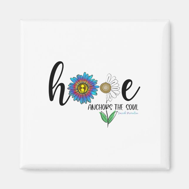 Hope Anchors, Soul Daisy Suicide Prevention Awa Magnet (Framsidan)