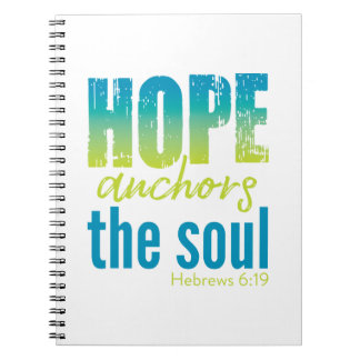 Hope Anchors Soul - Hebrews 6:19 Anteckningsbok