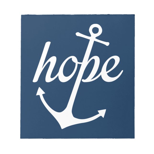 Hope Anchors the Soul (Hebrews 6:19) Anteckningsblock (Framsida)
