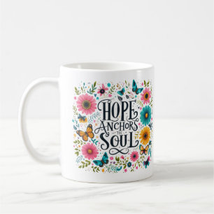 Hope Anchors the Soul Kaffemugg