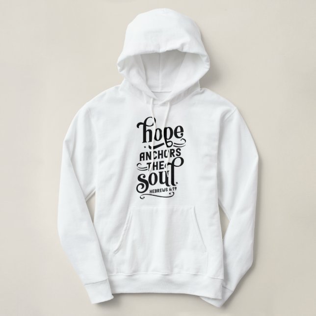 Hope Anchors the Soul T-Shirt (Design framsida)