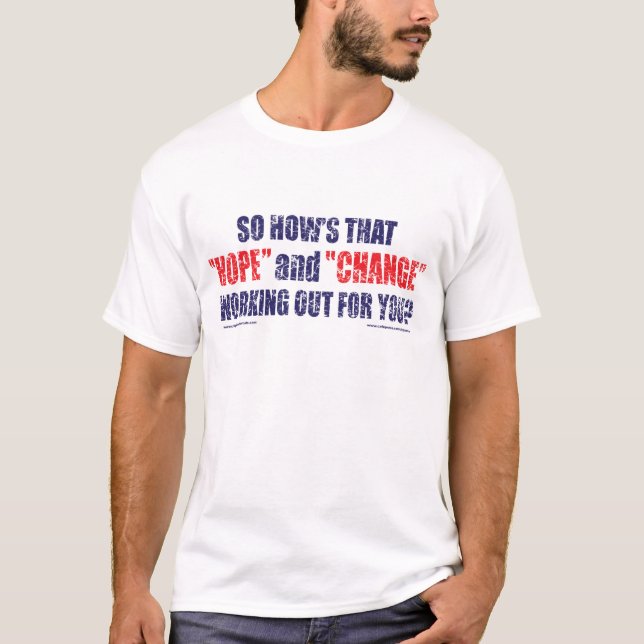 HOPE-and-Change-DST-TEE Tee Shirt (Framsida)