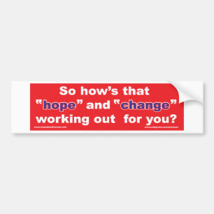 HOPE-and-Change-in-RED-2 Bildekal