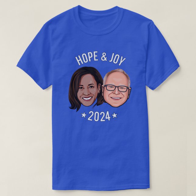 Hope and Joy - Harris Walz T Shirt (Design framsida)