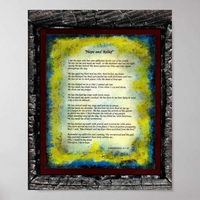 Hope and Relief Poster (Framsidan)