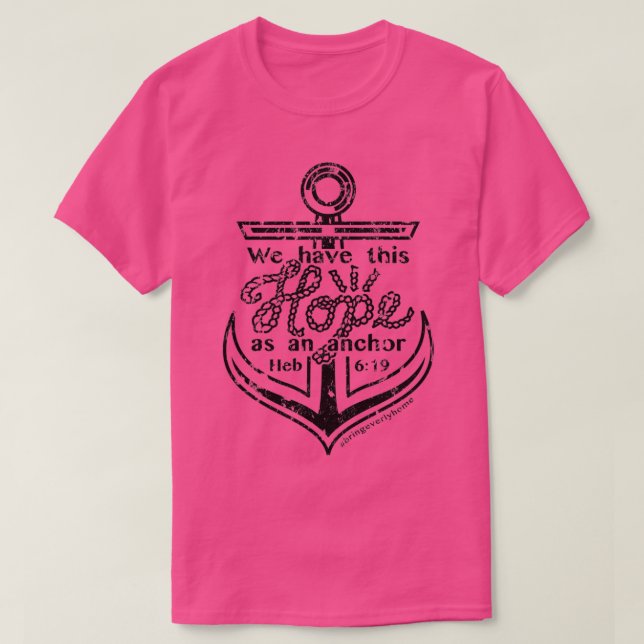 Hope är en Anchor T Shirt (Design framsida)