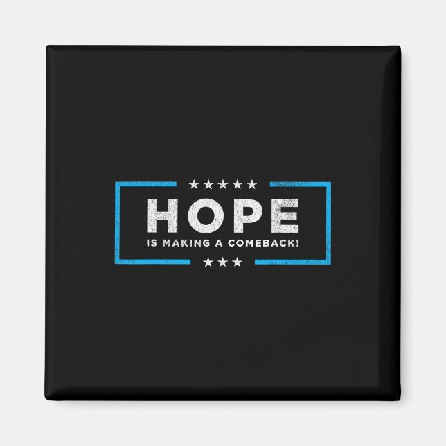 Hope är Skapar Comeback Kamala Harris Wheimer 20 Magnet (Framsidan)