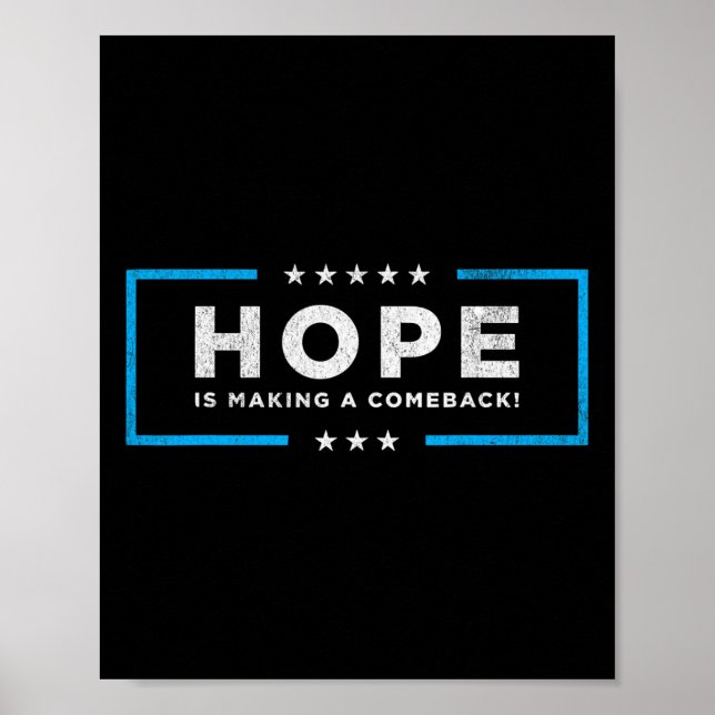 Hope är Skapar Comeback Kamala Harris Wheimer 20 Poster (Framsidan)