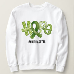 Hope Awareness Ribbon Personalized Hashtag T Shirt