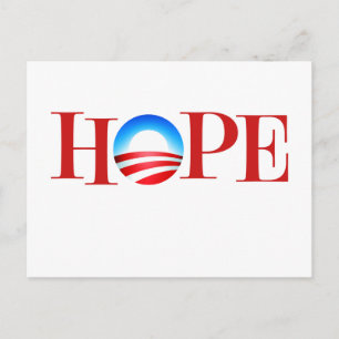 HOPE Barrack Obama Vykort