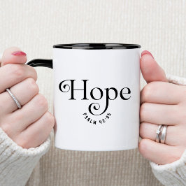 Hope Bible Verse Christian Coffee Mugg