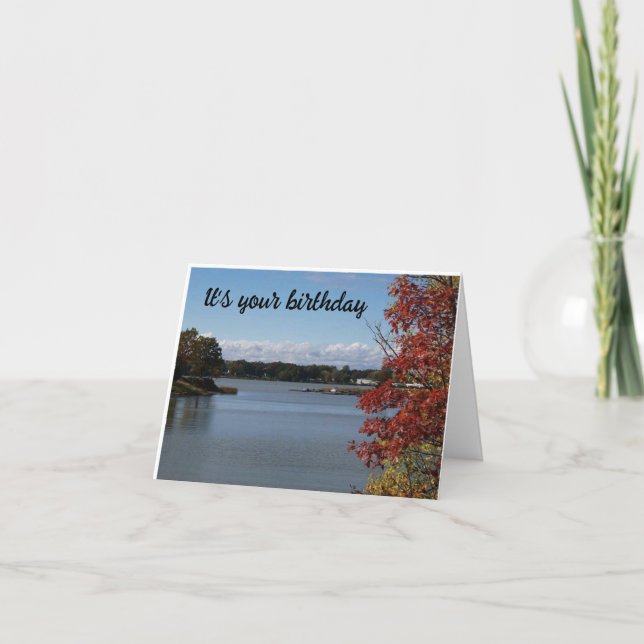 HOPE BIRTHDAY ÄR LIKA ENJABEL SOM DAG I SJÖ KORT (Framsida)