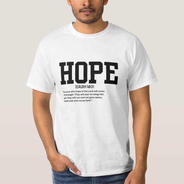 Hope blk Manar T-Shirt (Framsida)