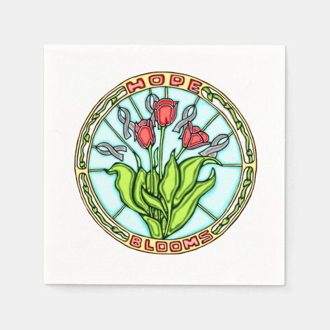 Hope Blooms Pappersservett (Framsidan)