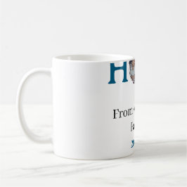 Hope blue holidays bold letter kids photo name yea kaffemugg