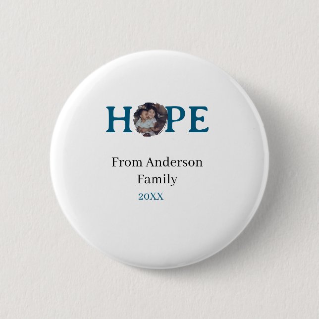 Hope blue holidays bold letter kids photo name yea knapp (Framsida)