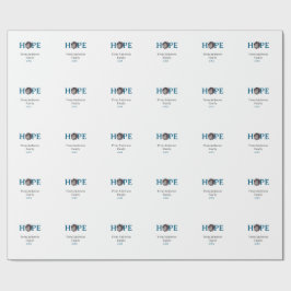 Hope blue holidays bold letter kids photo name yea presentpapper