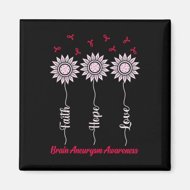 Hope Brain Aneurysm Awareness Month Support Graphi Magnet (Framsidan)
