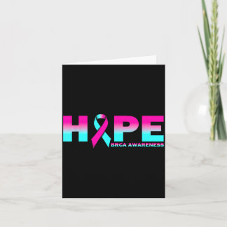 Hope BRCA Awareness Bröstcancer nk Band Kort