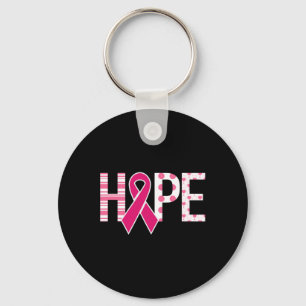 Hope Breast Cancer Awareness Support 1 Nyckelring