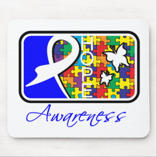 Hope Butterfly Tile Card Autism Musmatta