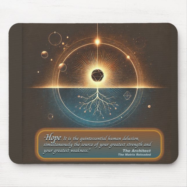 “Hope by The Architect” Mousepad Musmatta (Framsidan)