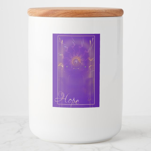 Hope Canister Mat Etikett (Framsida)