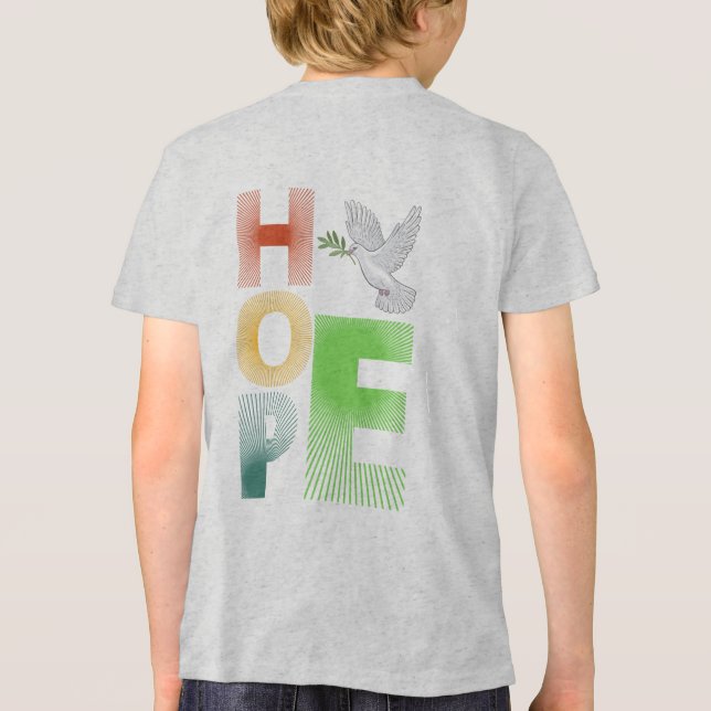Hope - Christian Faith Inspirational Hoode T Shirt (Baksida)