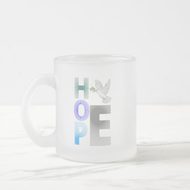 Hope- Christian Faith Inspirational Mugg (Vänster)
